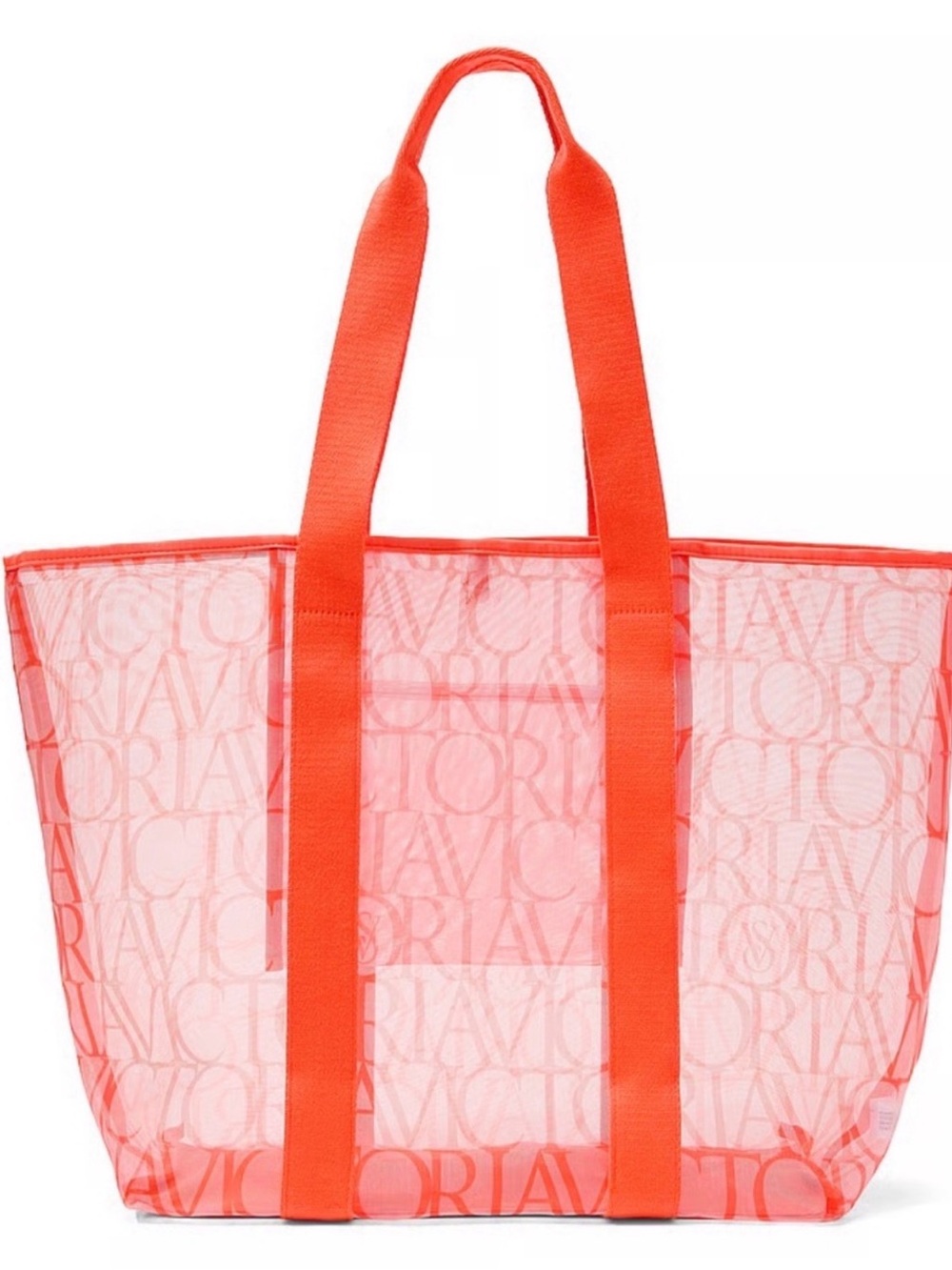 Victoria’s Secret Tote Bag in Coral Orange